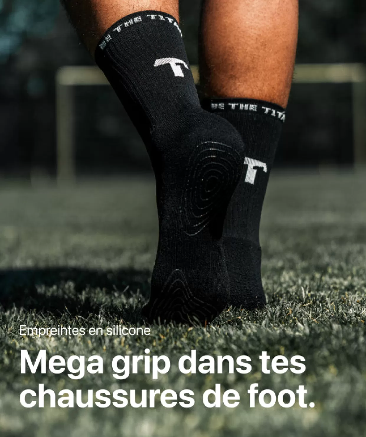 T1TAN Grip Socks - Noir Hot